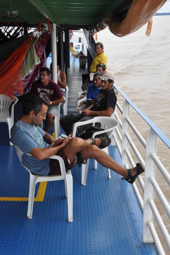 Descendo o rio Amazonas entre Manaus e Santarém, à bordo do barco Luiz Afonso